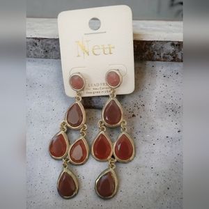 Vintage lead free chandallier earrings